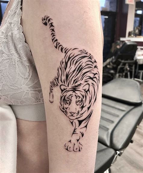 simple tiger tattoo